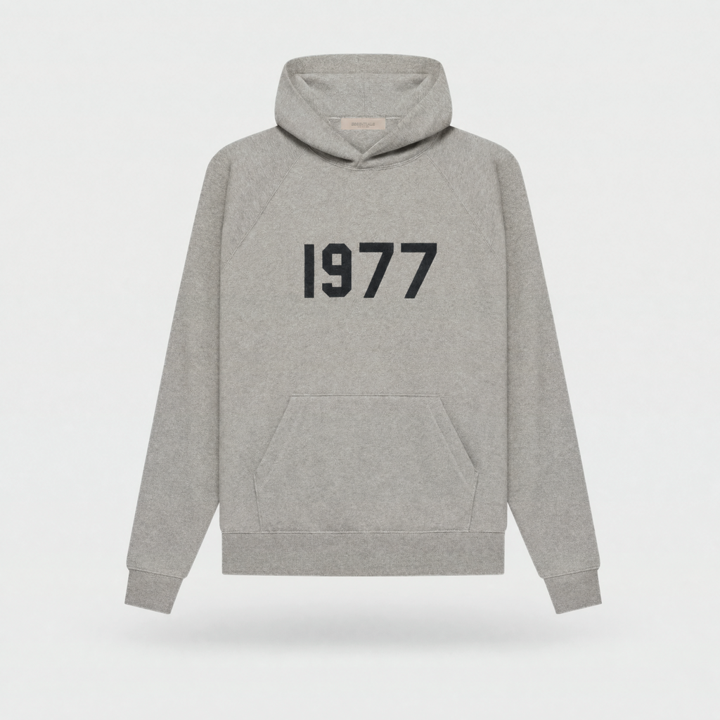 1977 Essentials Hoodie – Dark Oatmeal