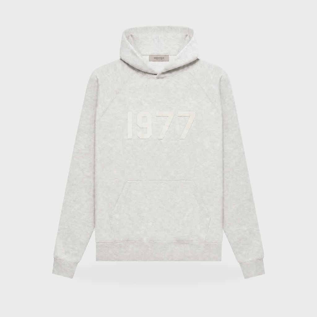 1977 Essentials Hoodie – Light Oatmeal