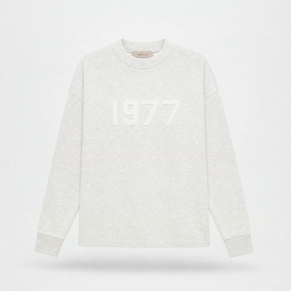 1977 Essentials T-Shirt Manches Longues – Light Oatmeal