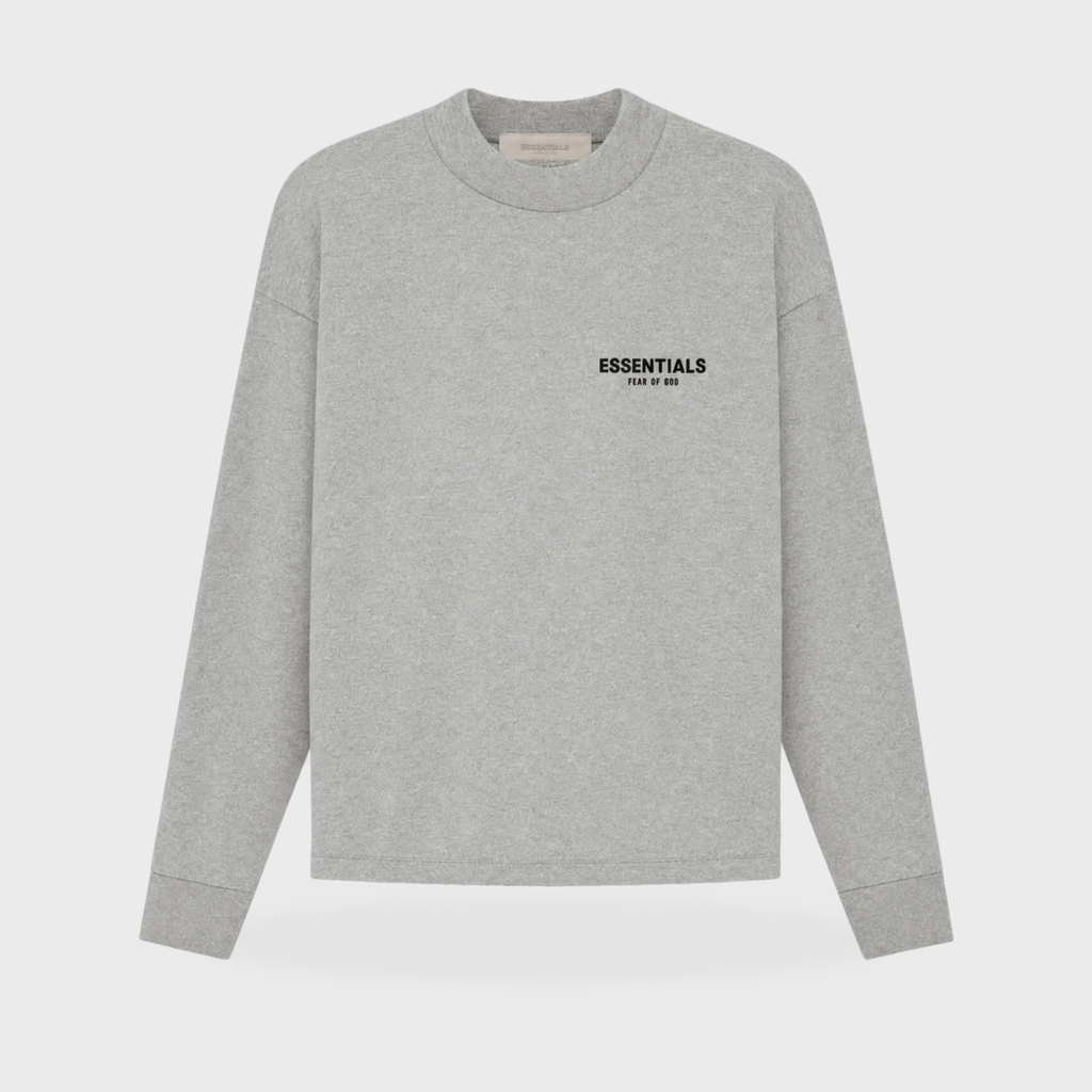 SS22 Essentials T-Shirt Manches Longues – Dark Oatmeal