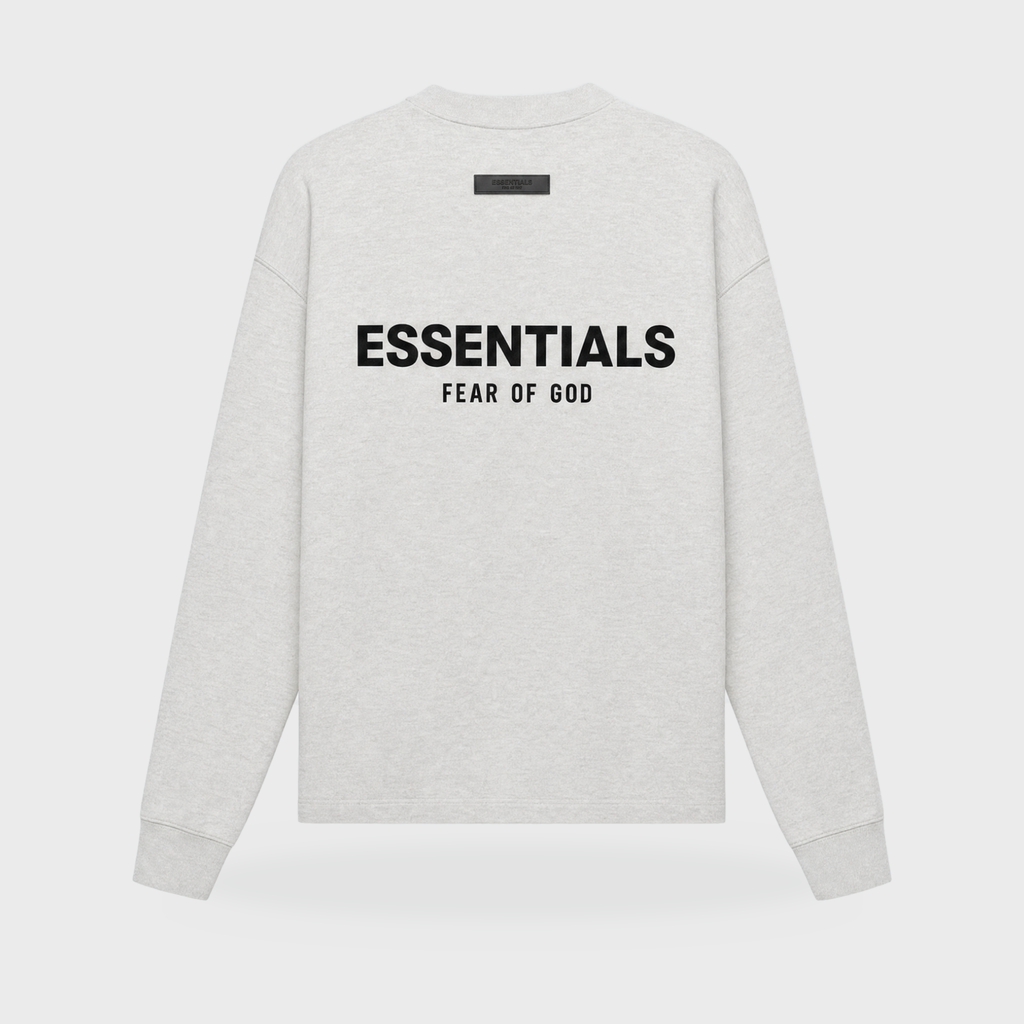 SS22 Essentials T-Shirt Manches Longues – Light Oatmeal