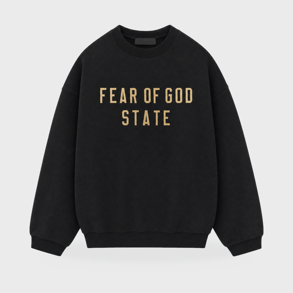 FW24 Essentials Sweatshirt State – Black