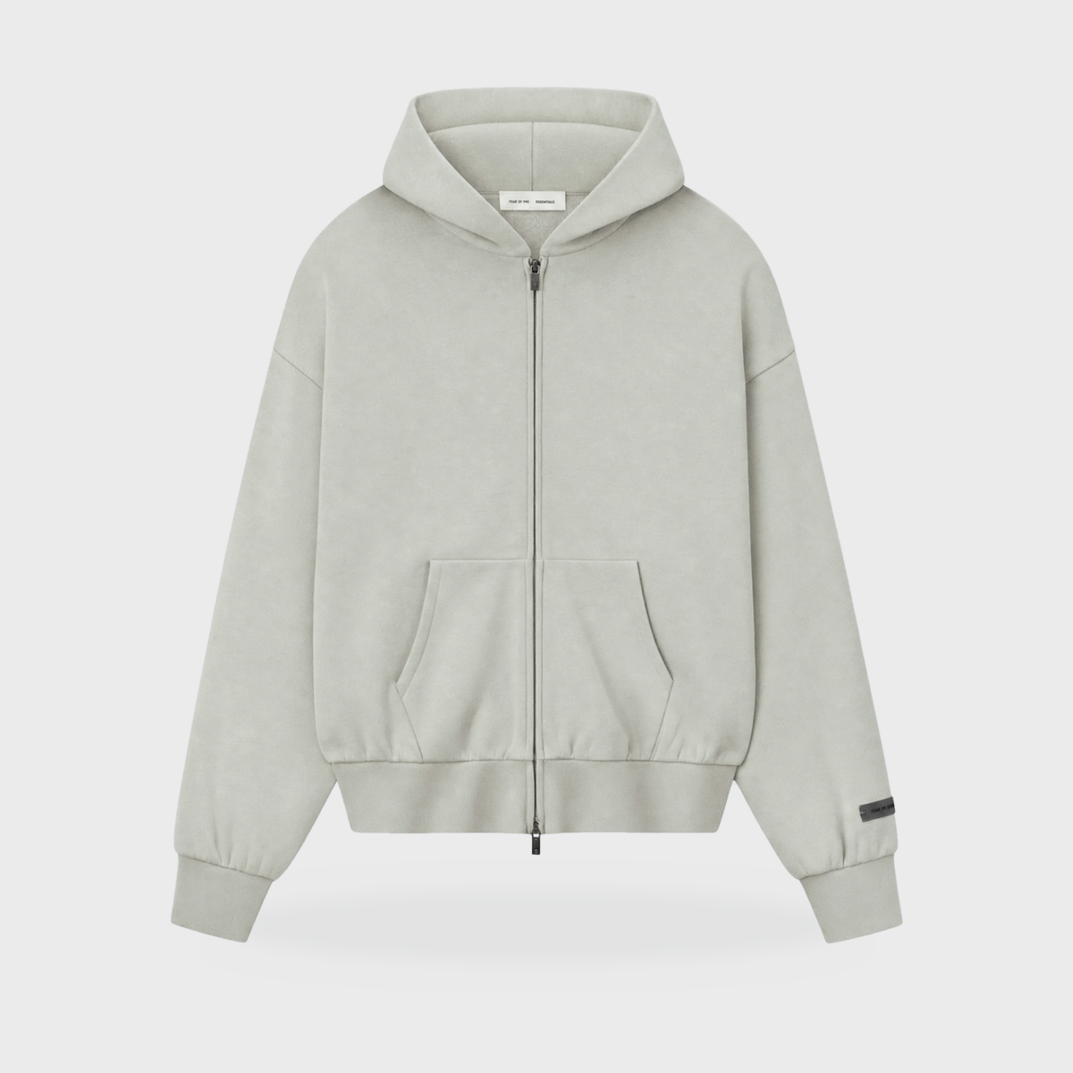 SP25 Essentials Zip Hoodie – Abbey Stone