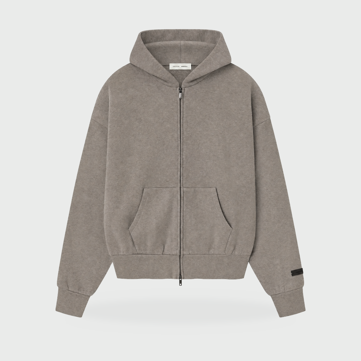 SP25 Essentials Zip Hoodie – Homestead Heather