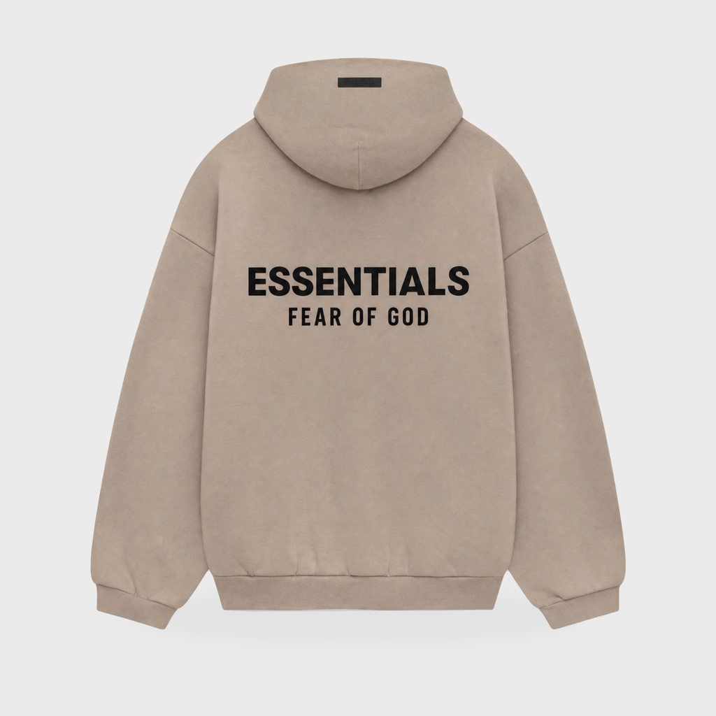 SS25 Essentials Hoodie – Desert Sand