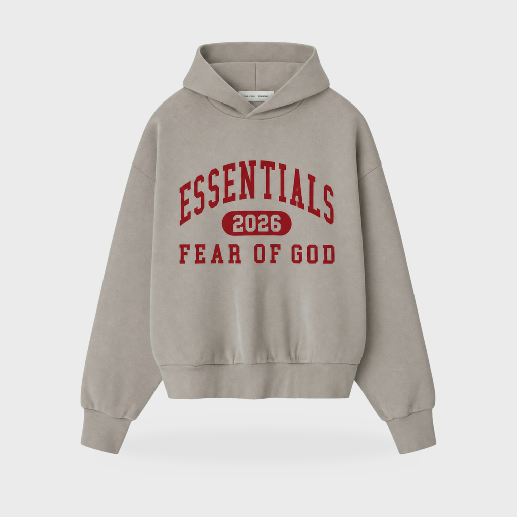 HO26 Essentials Hoodie – Smoke Grey