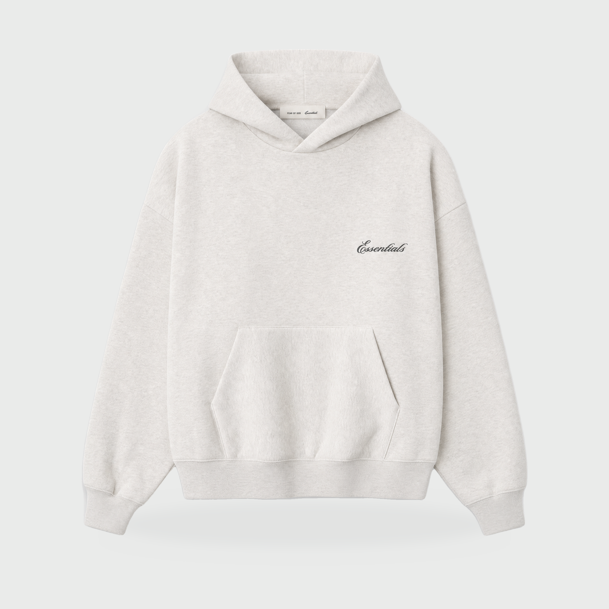 SS26 Essentials Hoodie – Light Oatmeal