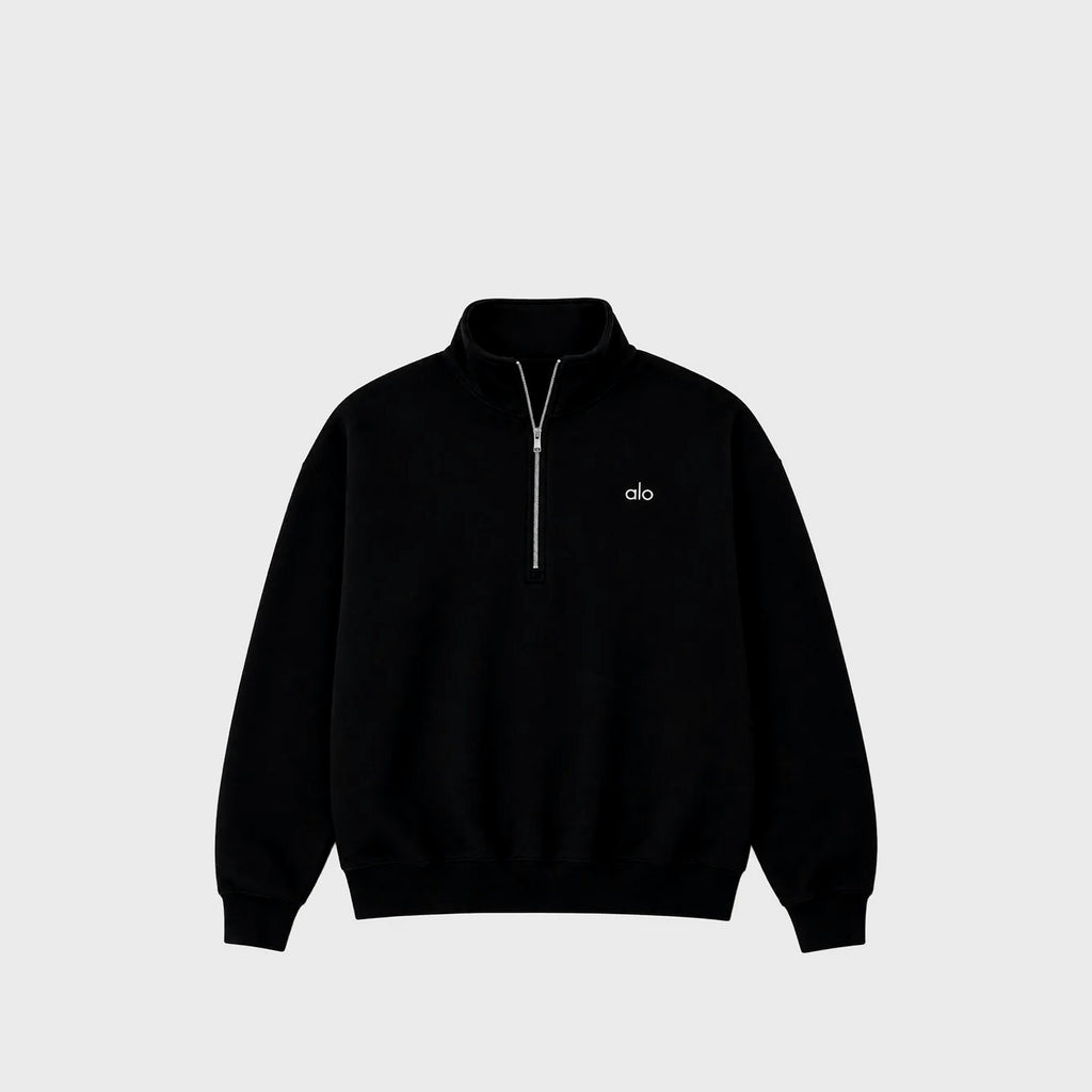 Accolade Quarter Zip Pullover – Noir