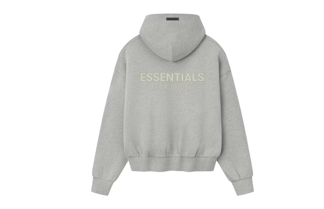 FW25 Essentials hoodie - Concrete Heather