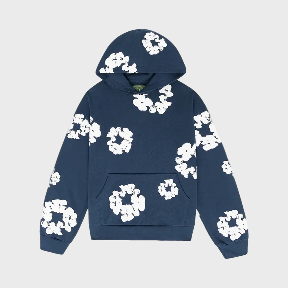 Hoodie The Cotton Wreath Navy