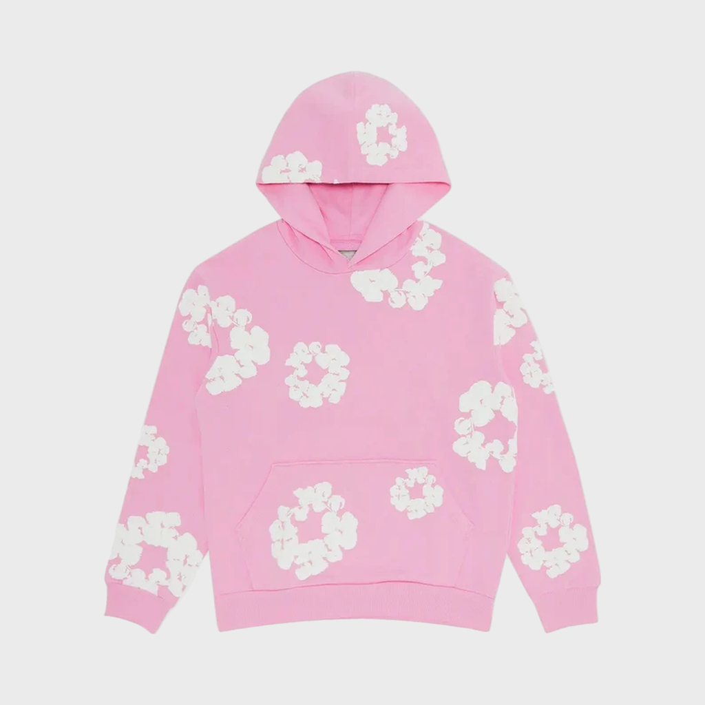 Hoodie The Cotton Wreath Pink