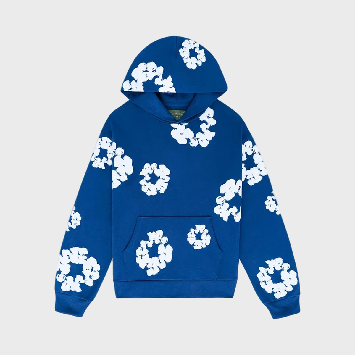 Hoodie The Cotton Wreath Royal Blue