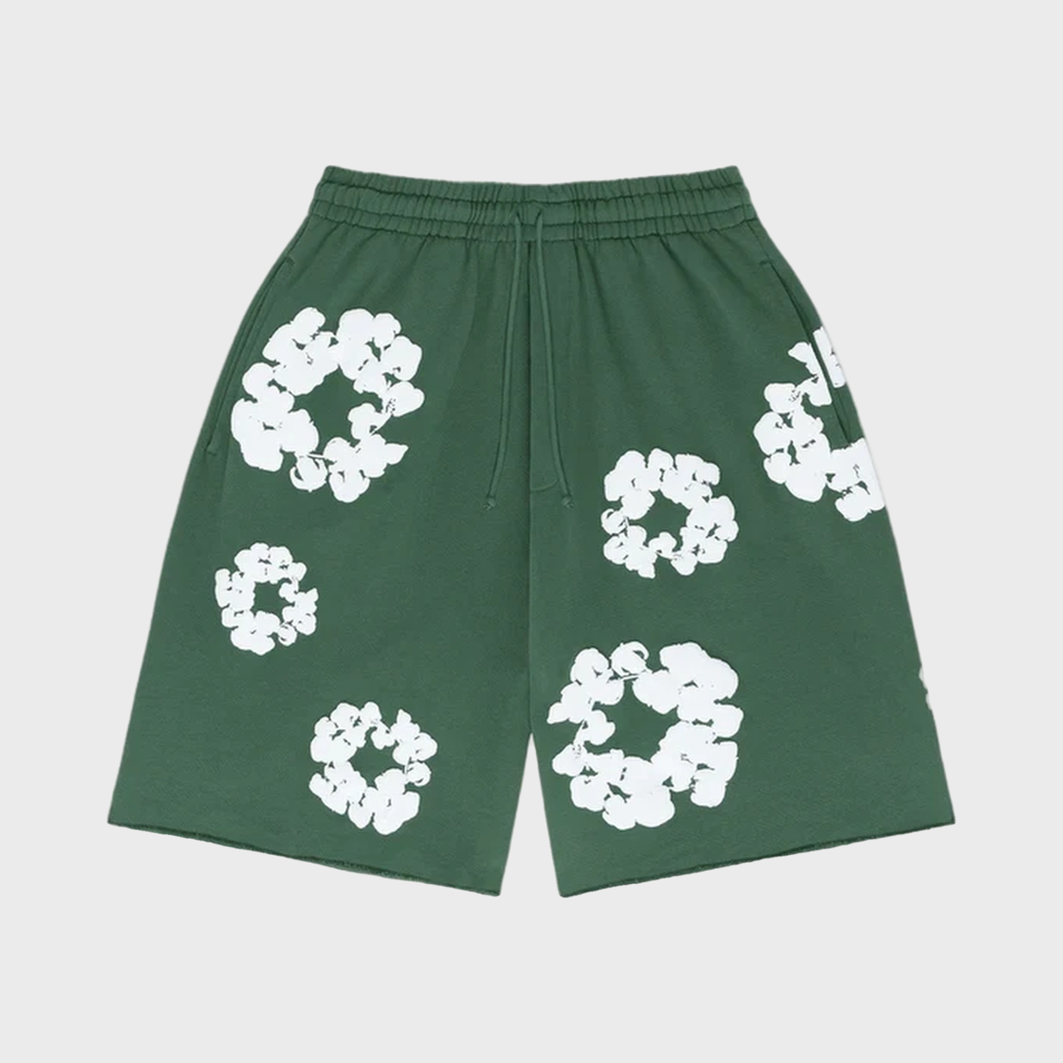 Sweat Shorts The Cotton Wreath Powder Green