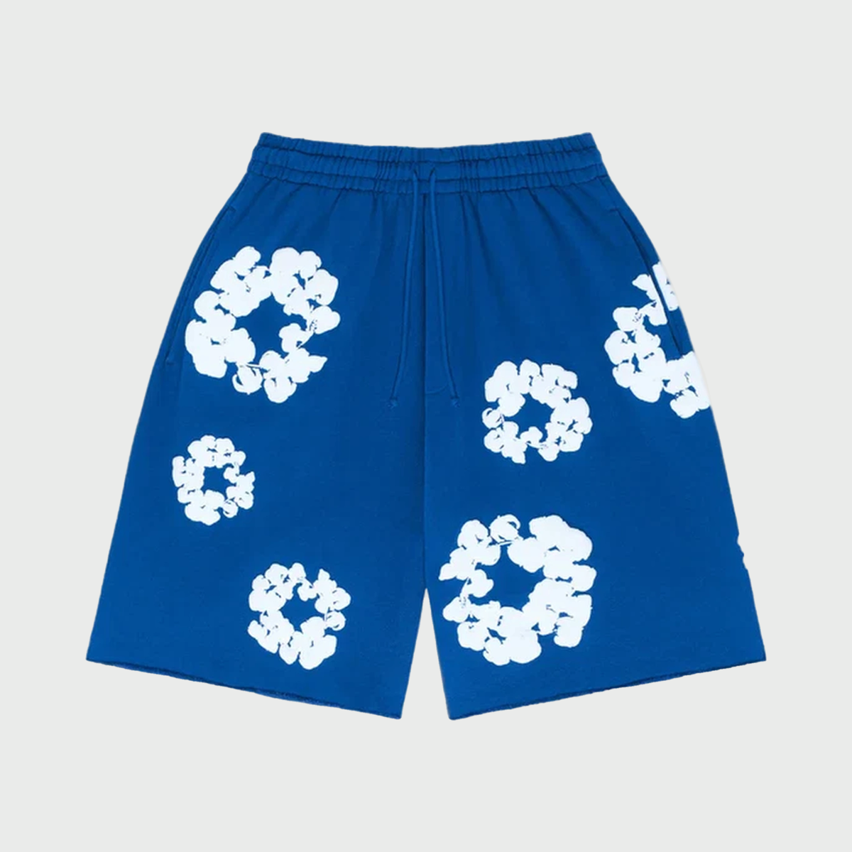 Sweat Shorts The Cotton Wreath Royal Blue