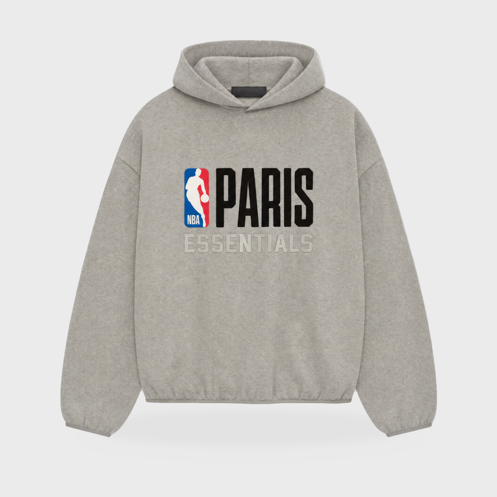 Essentials x NBA Hoodie – Dark Oatmeal