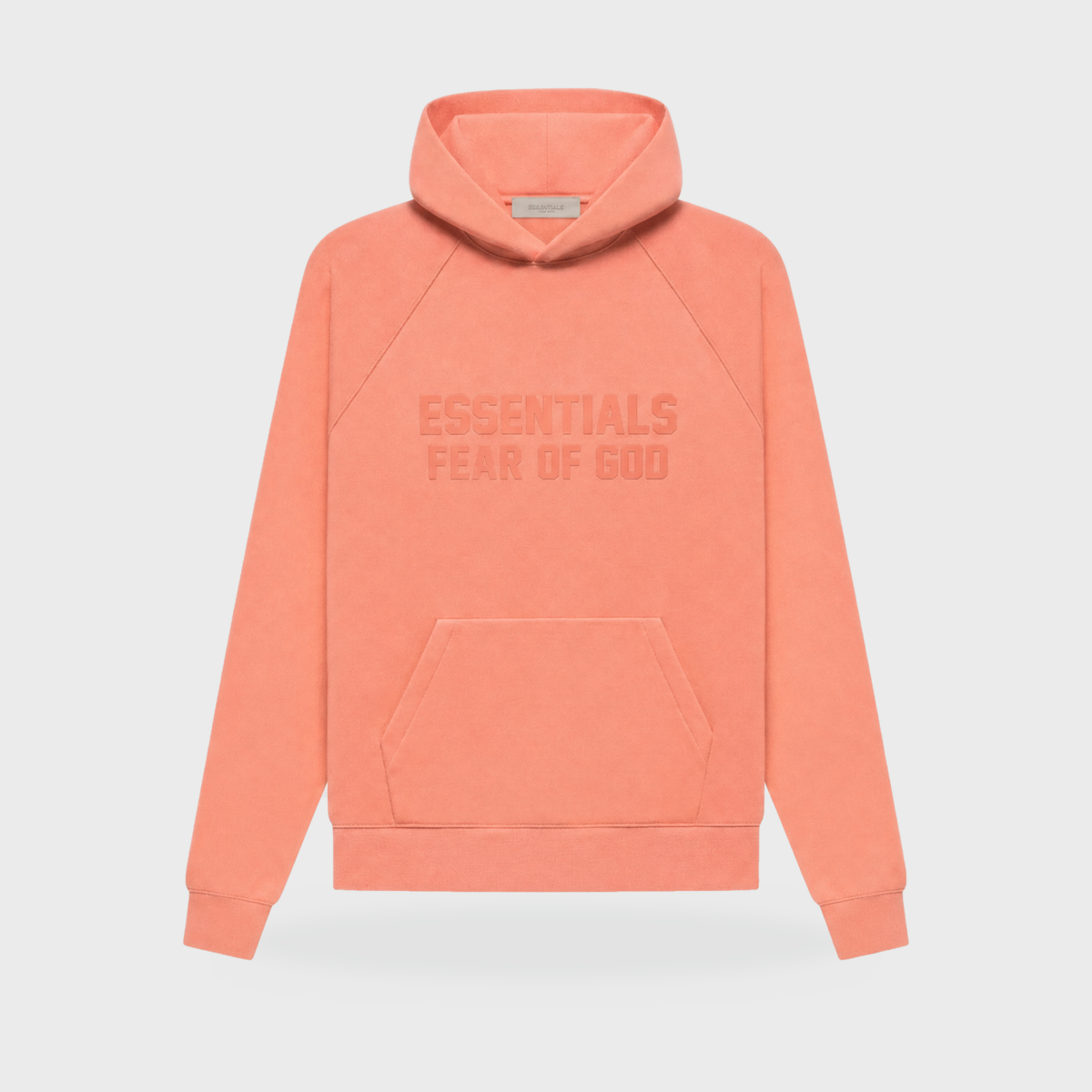 SS22 Essentials Hoodie – Coral