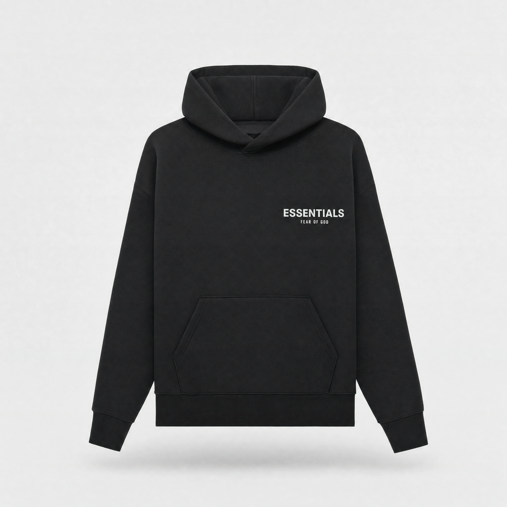 Essentials Hoodie – Black