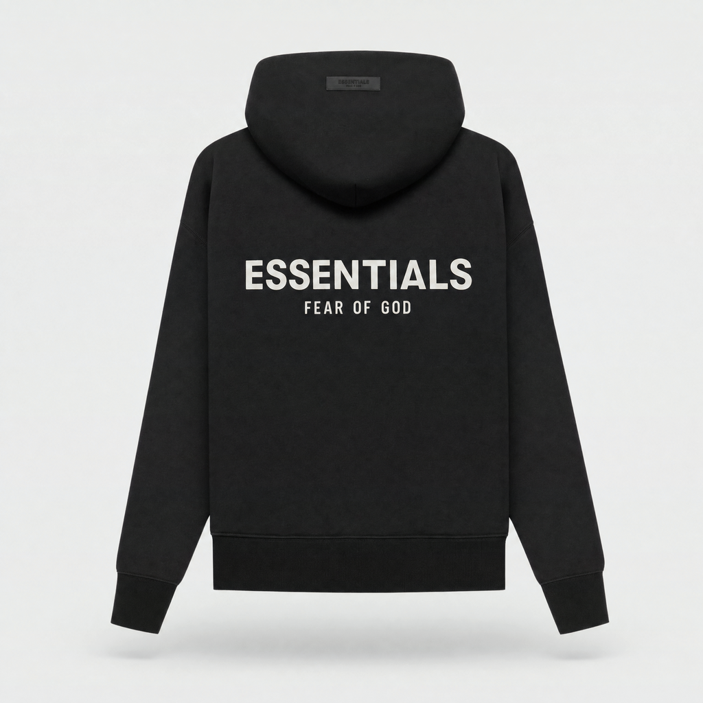 Essentials Hoodie – Black