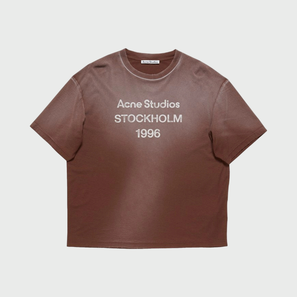 T-shirt logo 1996 - Marron chocolat