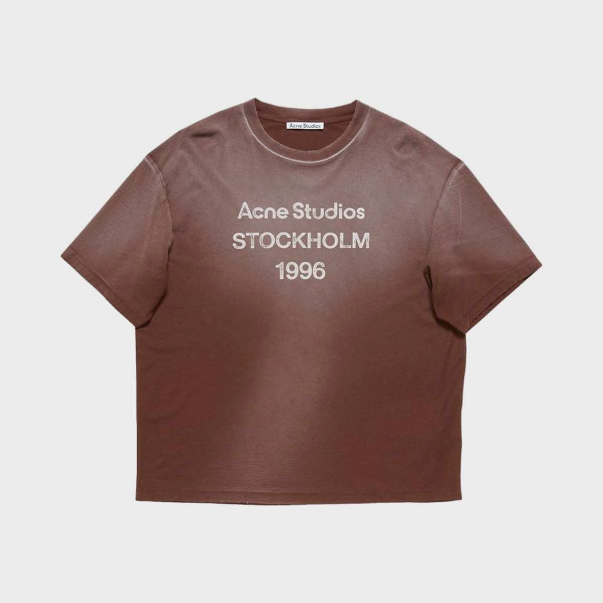 T-shirt logo 1996 - Marron chocolat
