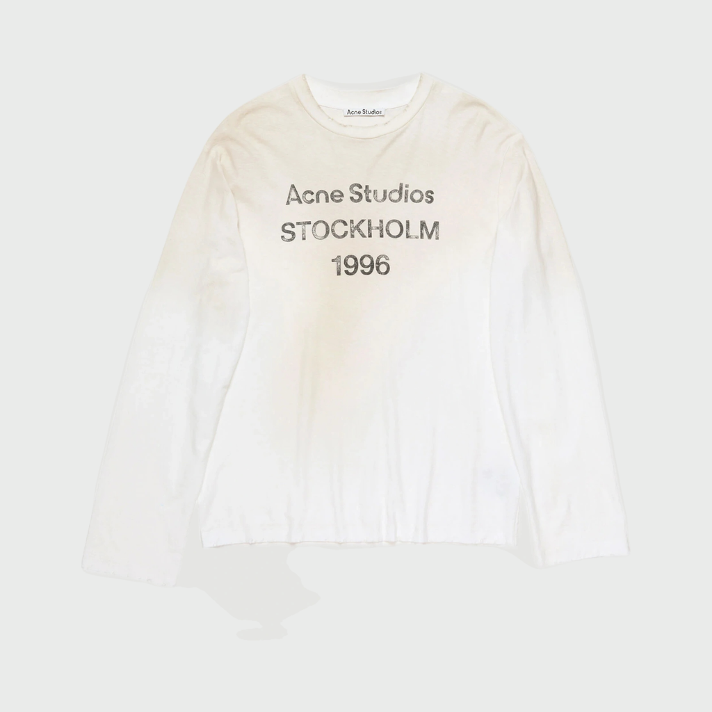 T-shirt manches longues logo 1996 - Blanc