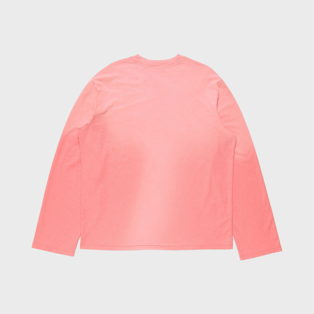 T-shirt manches longues logo 1996 - Rose tango