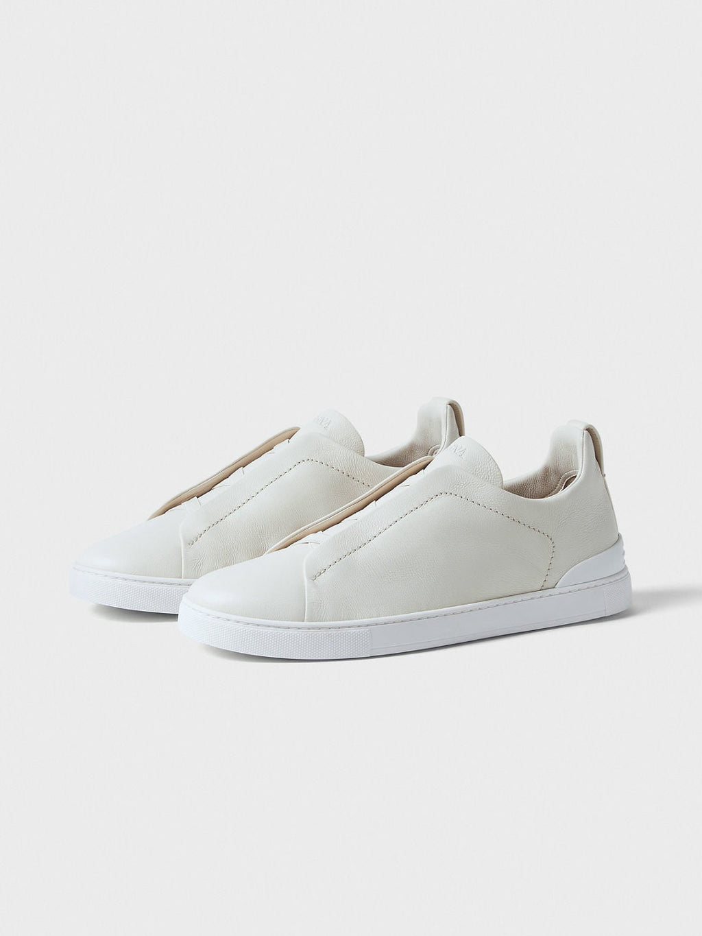 Triple Stitch cuir – Blanc
