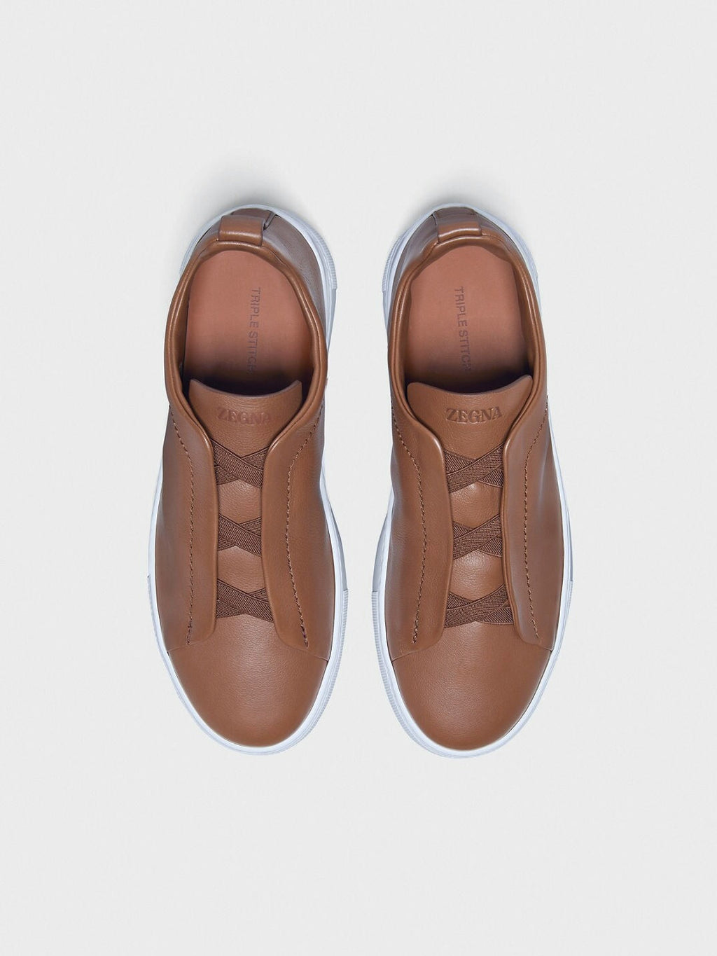 Triple Stitch cuir – Foliage foncé
