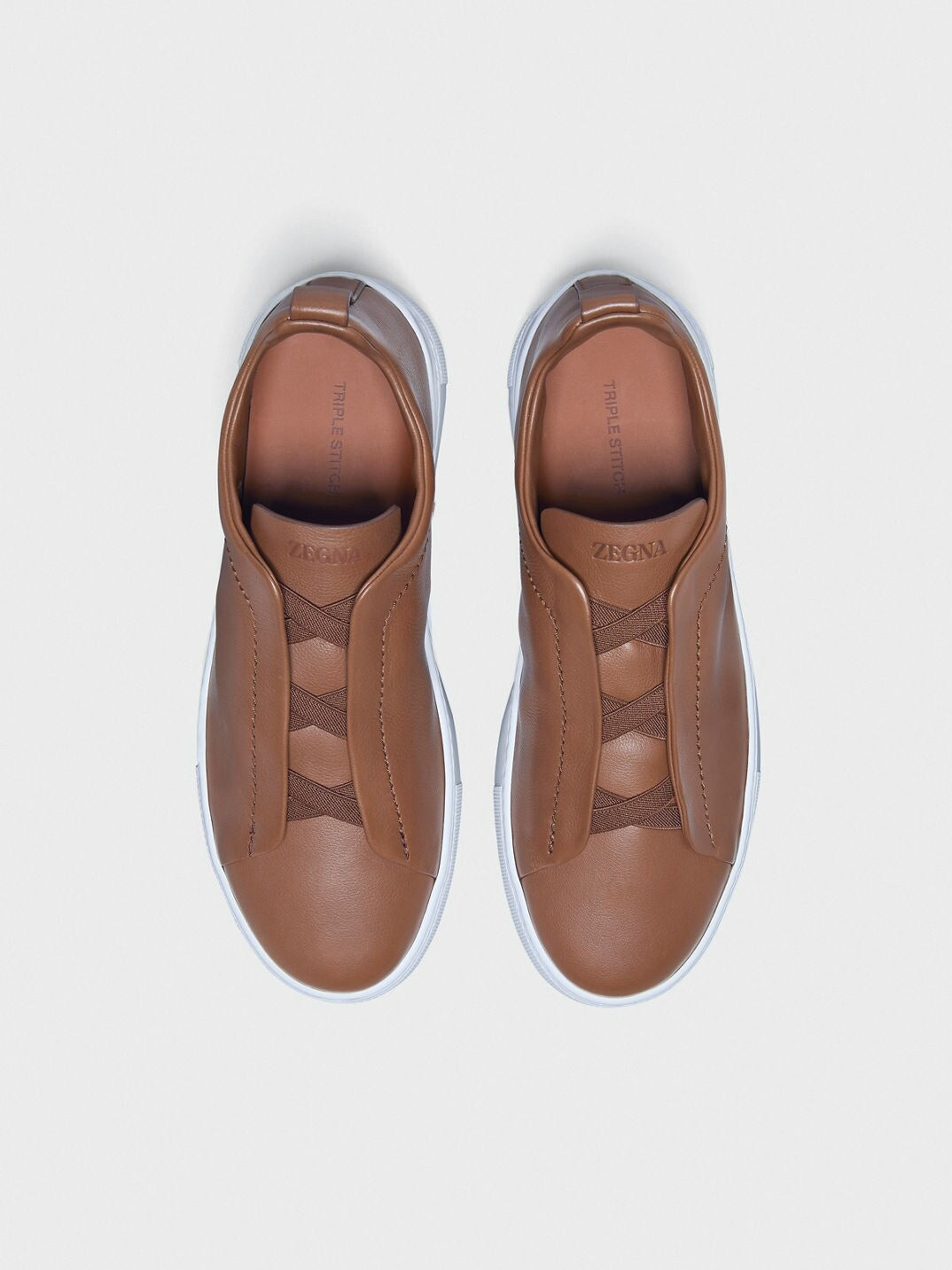 Triple Stitch cuir – Foliage foncé