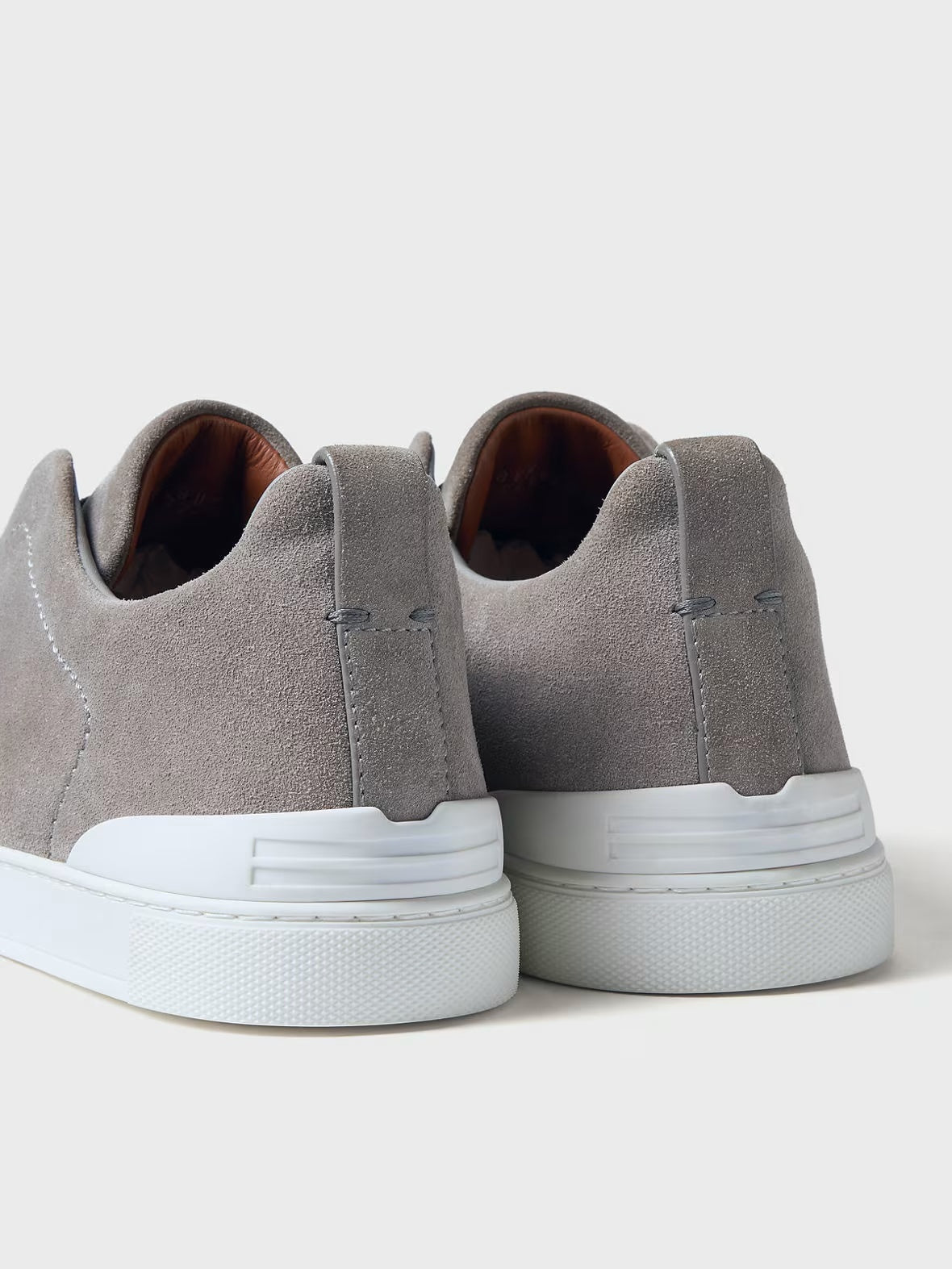 Triple Stitch daim – Gris chiné